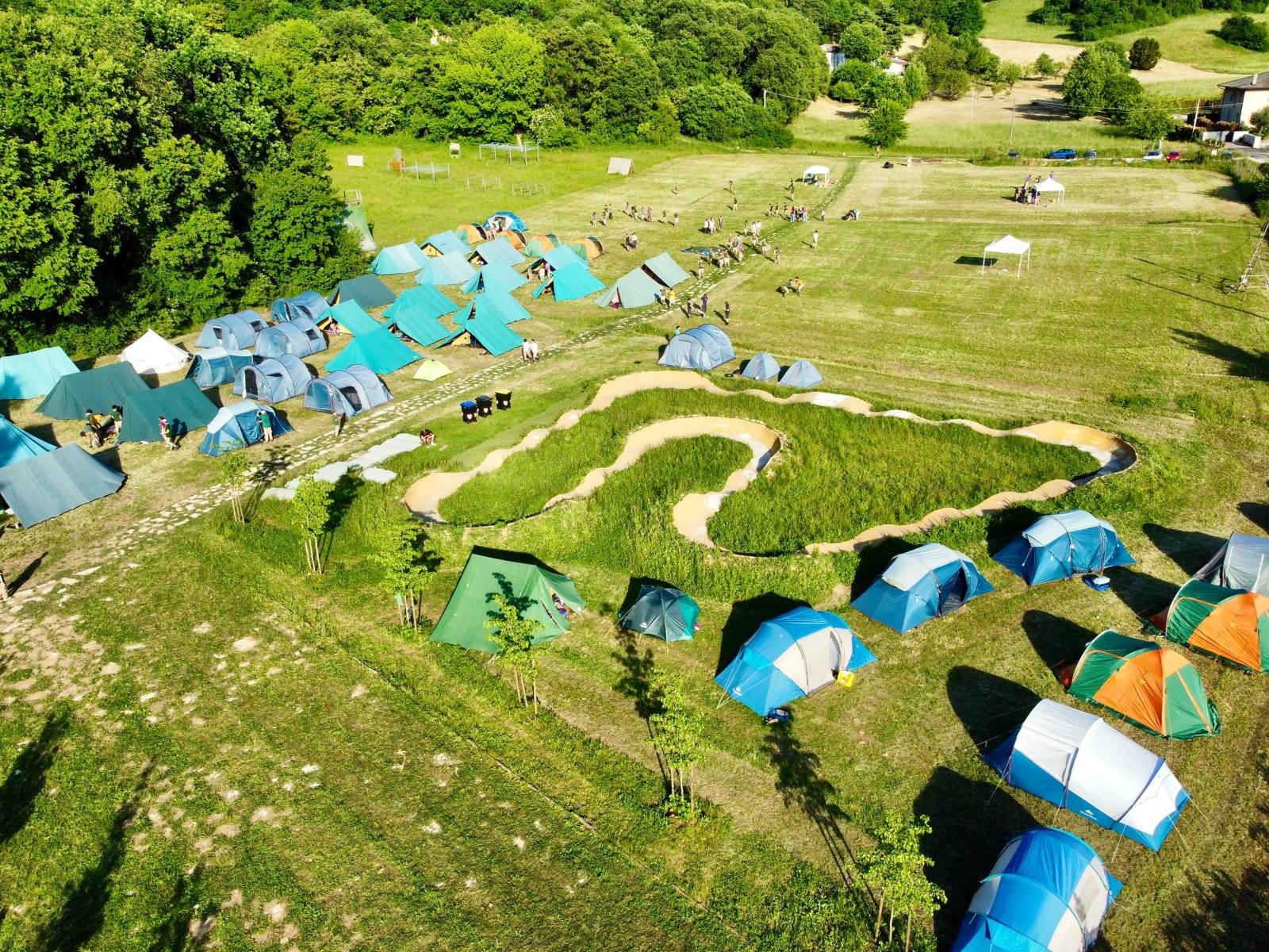 Il parco della Casa di caccia Gogna, base scout sui Colli Berici a Vicenza